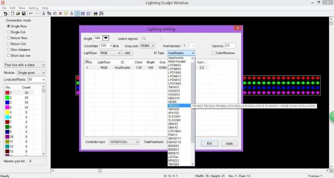4096 pixel Salve DMX LED Controller H802RA 4 porte Materiale in lega di alluminio 1