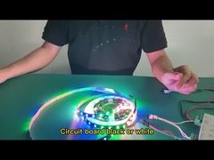 Striscia luminosa a LED RGB con IC esterno ws2811 ucs1903, Striscia luminosa a LED RGB, 60 LED/M, 20 IC/M, Striscia LED RGBIC